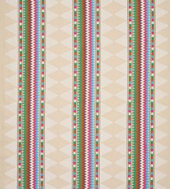 Inka Stripe Fabric by Jane Churchill Pink/Multi Inka Stripe Fabric by Jane Churchill Pink/Multi