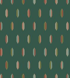 Inlay Wallpaper by Cole & Son Jewel Multi & Copper on Racing Green Inlay Wallpaper by Cole & Son Jewel Multi & Copper on Racing Green