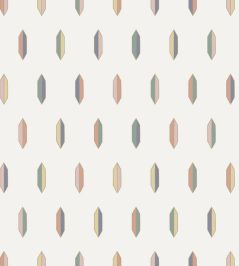 Inlay Wallpaper by Cole & Son Soft Multi & Gold on Cream Inlay Wallpaper by Cole & Son Soft Multi & Gold on Cream