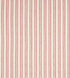 Innis Stripe Fabric by Jane Churchill Red Innis Stripe Fabric by Jane Churchill Red