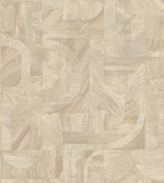 Intarsia Wallpaper by Casamance Sable Intarsia Wallpaper by Casamance Sable
