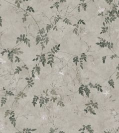 Irene Wallpaper by Sandberg Olive Green Irene Wallpaper by Sandberg Olive Green