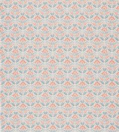 Iris Meadow Cotton Fabric by GP & J Baker Teal Iris Meadow Cotton Fabric by GP & J Baker Teal