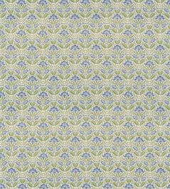 Iris Meadow Fabric by GP & J Baker Blue/Green Iris Meadow Fabric by GP & J Baker Blue/Green