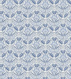 Iris Meadow Wallpaper by GP & J Baker Blue Iris Meadow Wallpaper by GP & J Baker Blue