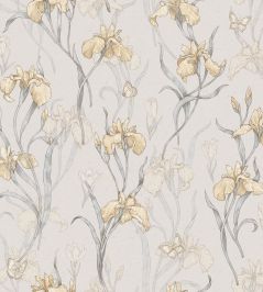 Iris Wallpaper by Sandberg Amber Iris Wallpaper by Sandberg Amber
