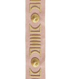Isadore Embroidered Braid 45mm Trimming by Houles 9400 Isadore Embroidered Braid 45mm Trimming by Houles 9400