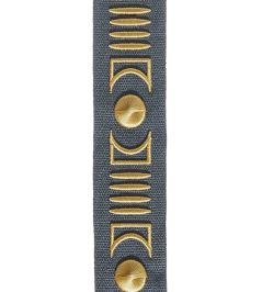 Isadore Embroidered Braid 45mm Trimming by Houles 9600 Isadore Embroidered Braid 45mm Trimming by Houles 9600
