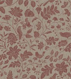 Isidor Wallpaper by Borastapeter Wine Isidor Wallpaper by Borastapeter Wine