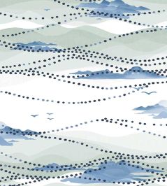 Island Atmosphere Wallpaper by Christopher Farr Cloth Cobalt Island Atmosphere Wallpaper by Christopher Farr Cloth Cobalt