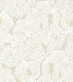 Island Orchid Wallpaper by Thibaut Beige Island Orchid Wallpaper by Thibaut Beige
