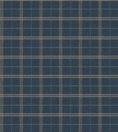 Islay Wallpaper by Mulberry Home Indigo Islay Wallpaper by Mulberry Home Indigo