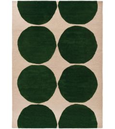 Isot Kivet Rug by Marimekko Green Isot Kivet Rug by Marimekko Green