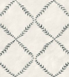 Ivy Garland Wallpaper by Coordonne Aqua Ivy Garland Wallpaper by Coordonne Aqua