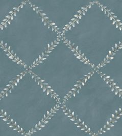 Ivy Garland Wallpaper by Coordonne Sapphire Ivy Garland Wallpaper by Coordonne Sapphire