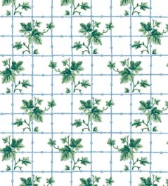Ivy Trellis Wallpaper by DADO 01 Blue and Green Ivy Trellis Wallpaper by DADO 01 Blue and Green