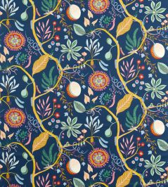 Jackfruit And The Beanstalk Fabric by Scion Midnight Jackfruit And The Beanstalk Fabric by Scion Midnight
