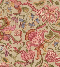 Jacobean Wallpaper by Eijffinger Beige/Red Jacobean Wallpaper by Eijffinger Beige/Red