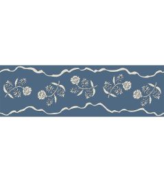 Jaipur Border 5cm Wallpaper by Parker & Jules Day Blue Jaipur Border 5cm Wallpaper by Parker & Jules Day Blue