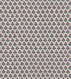 Jaipur Poppy Fabric by GP & J Baker Red/Blue Jaipur Poppy Fabric by GP & J Baker Red/Blue