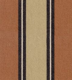 Jaipur Stripe Fabric by JORO Brick/Walnut Jaipur Stripe Fabric by JORO Brick/Walnut