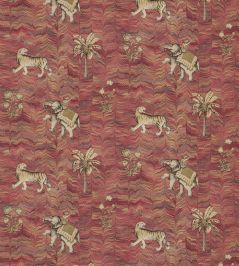 Jaipur Fabric by Zoffany Red Jaipur Fabric by Zoffany Red