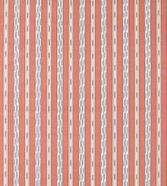 Jamdani Stripe Fabric by Sanderson Madder/Indigo Jamdani Stripe Fabric by Sanderson Madder/Indigo