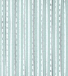 Jamdani Stripe Fabric by Sanderson Porcelain/Blue Jamdani Stripe Fabric by Sanderson Porcelain/Blue