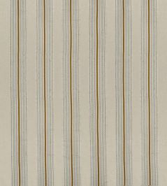 Ceylon Stripe Fabric by James Hare Natural / Ochre Ceylon Stripe Fabric by James Hare Natural / Ochre