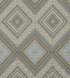Fuji Fabric by James Hare Natural / Indigo Fuji Fabric by James Hare Natural / Indigo