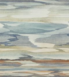 Cloudscape Wallpaper by Jane Churchill Blue / Copper Cloudscape Wallpaper by Jane Churchill Blue / Copper