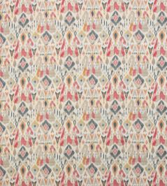 Jaru Fabric by Jane Churchill Red/Multi Jaru Fabric by Jane Churchill Red/Multi
