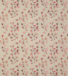 Ginkgo Fabric by Jane Churchill Red Ginkgo Fabric by Jane Churchill Red