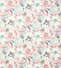 Hot House Fabric by Jane Churchill Pink/Teal Hot House Fabric by Jane Churchill Pink/Teal