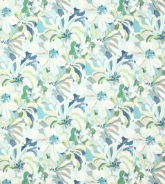 Hot House Fabric by Jane Churchill Teal/Blue Hot House Fabric by Jane Churchill Teal/Blue