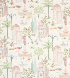 Persian Grove Fabric by Jane Churchill Pink/Grey Persian Grove Fabric by Jane Churchill Pink/Grey