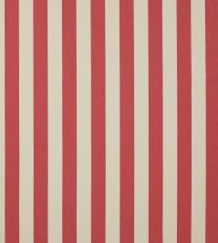 Alda Stripe Fabric by Jane Churchill Red Alda Stripe Fabric by Jane Churchill Red
