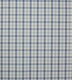 Kali Check Fabric by Jane Churchill Blue Kali Check Fabric by Jane Churchill Blue