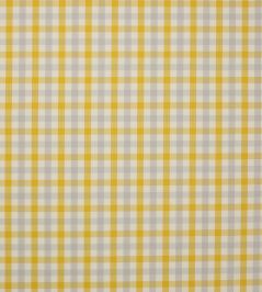 Kali Check Fabric by Jane Churchill Yellow Kali Check Fabric by Jane Churchill Yellow