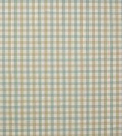 Kali Check Fabric by Jane Churchill Aqua Kali Check Fabric by Jane Churchill Aqua