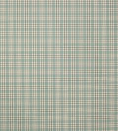 Talla Check Fabric by Jane Churchill Aqua Talla Check Fabric by Jane Churchill Aqua