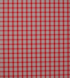 Talla Check Fabric by Jane Churchill Red/Navy Talla Check Fabric by Jane Churchill Red/Navy