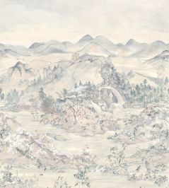 Japanese Chinoiserie Mural by Cole & Son Orchid Japanese Chinoiserie Mural by Cole & Son Orchid