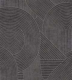 Jardin Des Pierres Wallpaper by Casadeco Anthracite Jardin Des Pierres Wallpaper by Casadeco Anthracite