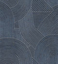 Jardin Des Pierres Wallpaper by Casadeco Bleu Encre Jardin Des Pierres Wallpaper by Casadeco Bleu Encre