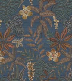 Jardin Tropical Metallic Wallpaper by Jannelli&Volpi Navy Jardin Tropical Metallic Wallpaper by Jannelli&Volpi Navy