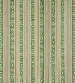 Javalli Stripe Fabric by Jane Churchill Green Javalli Stripe Fabric by Jane Churchill Green
