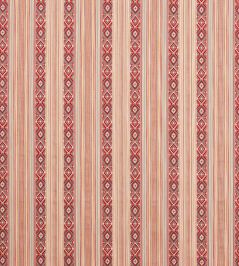 Javalli Stripe Fabric by Jane Churchill Red Javalli Stripe Fabric by Jane Churchill Red