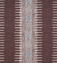 Javanese Stripe Fabric by Anna French Brown Javanese Stripe Fabric by Anna French Brown