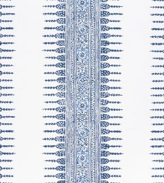 Javanese Stripe Fabric by Anna French Navy and White Javanese Stripe Fabric by Anna French Navy and White